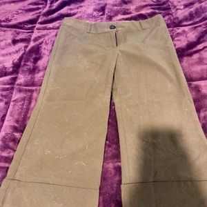 Dark brown dress capris